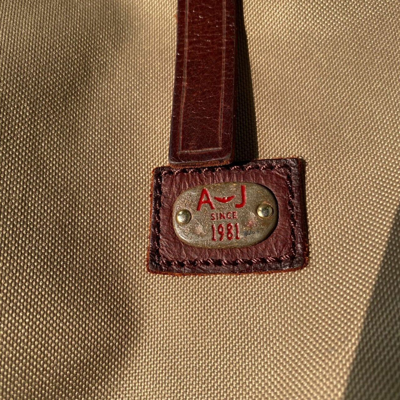 Armani Jeans Army Plaid Sling Bag