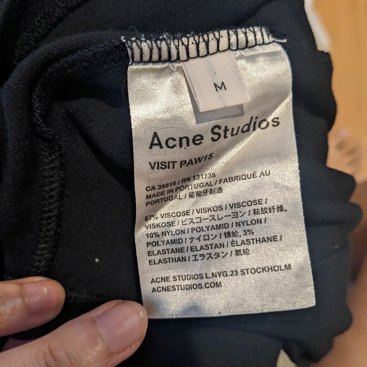 Acne Studios Black Midi Dress