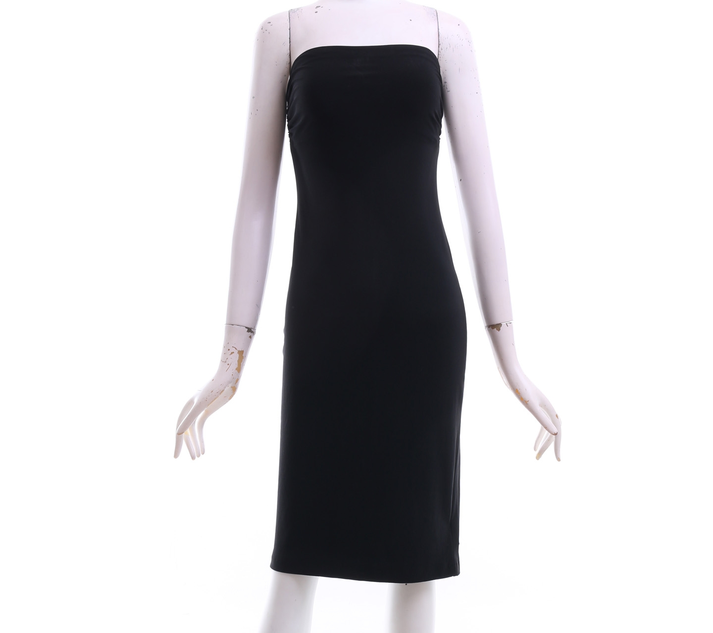 Norma Kamali Black Tube Mini Dress