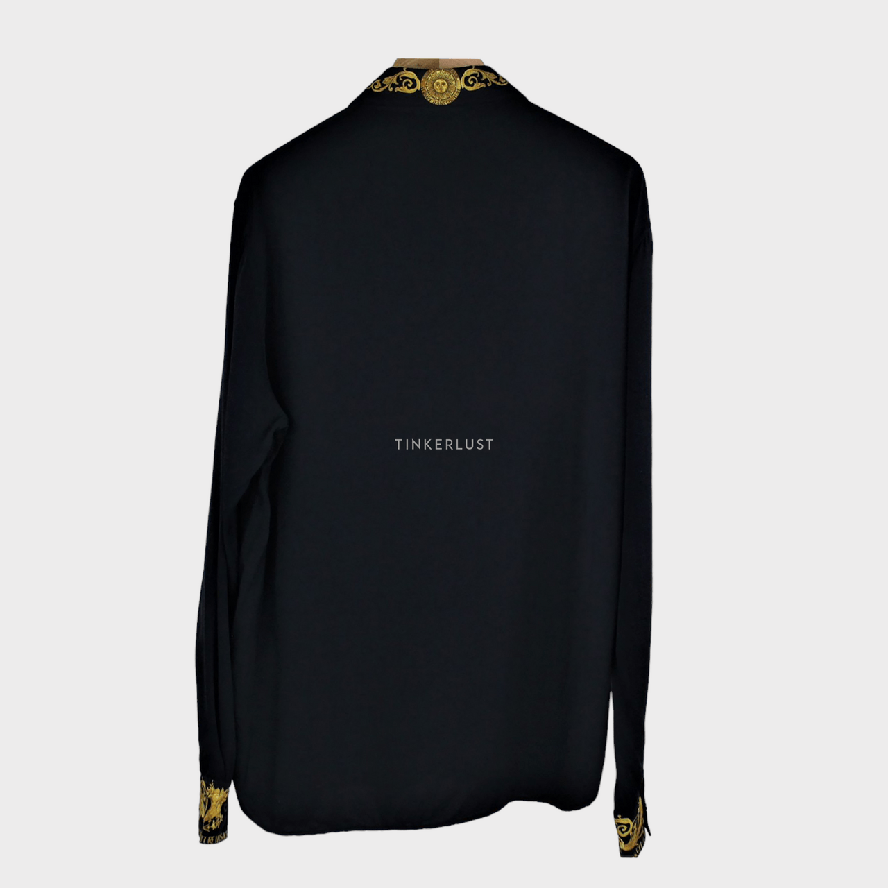 Versace Jeans Couture Black Print Detail Shirt