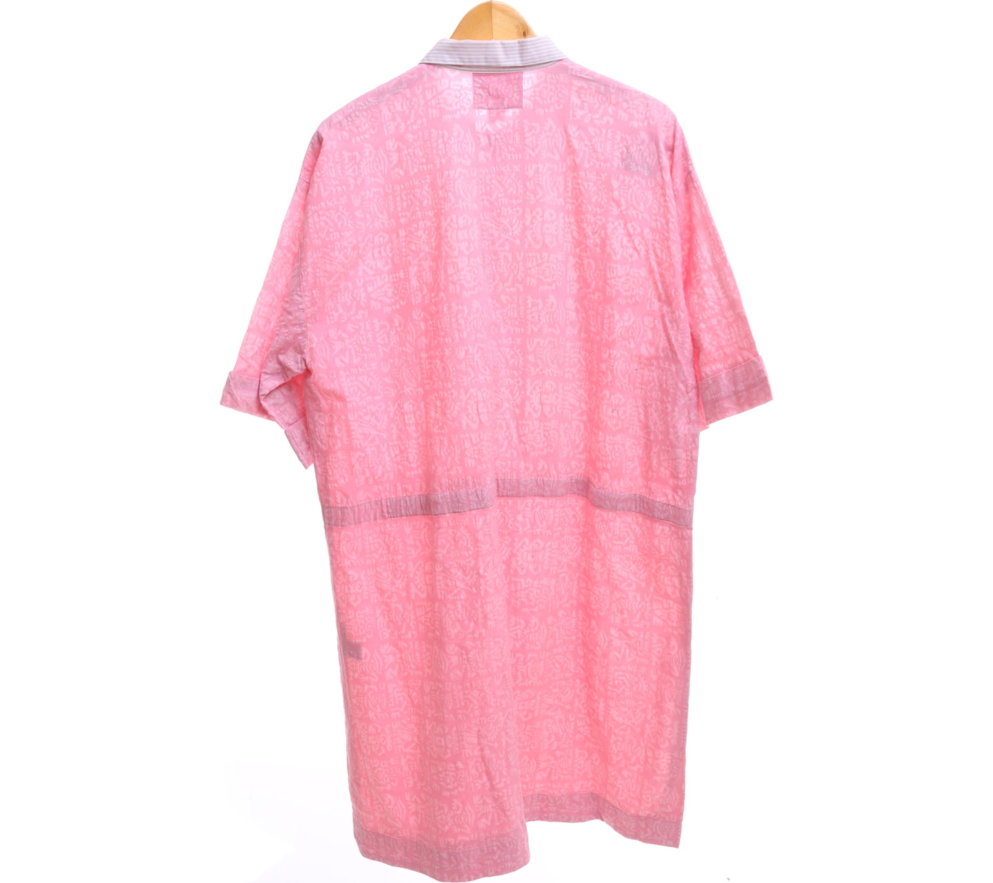 Geulis Pink Patterned Mini Dress