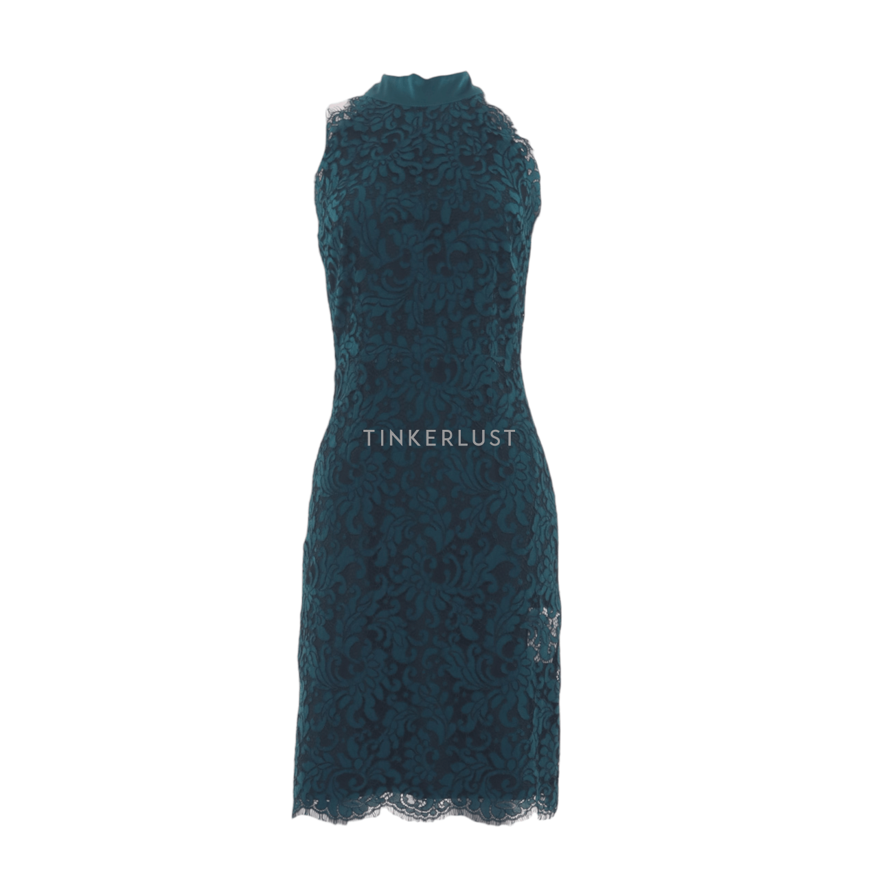 Alannah Hill Teal Lace Mini Dress