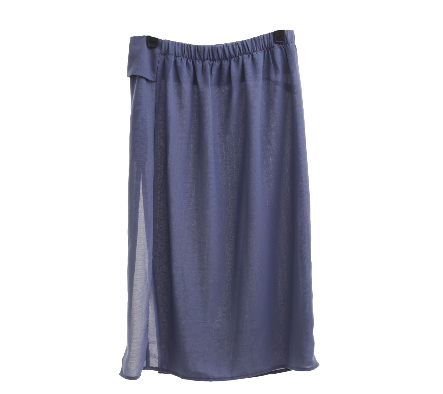 Fabrica Purple Sheer Slit Mini Skirt
