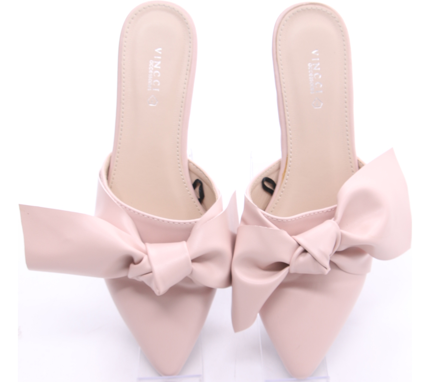 Vincci Soft Pink Muls Sandals