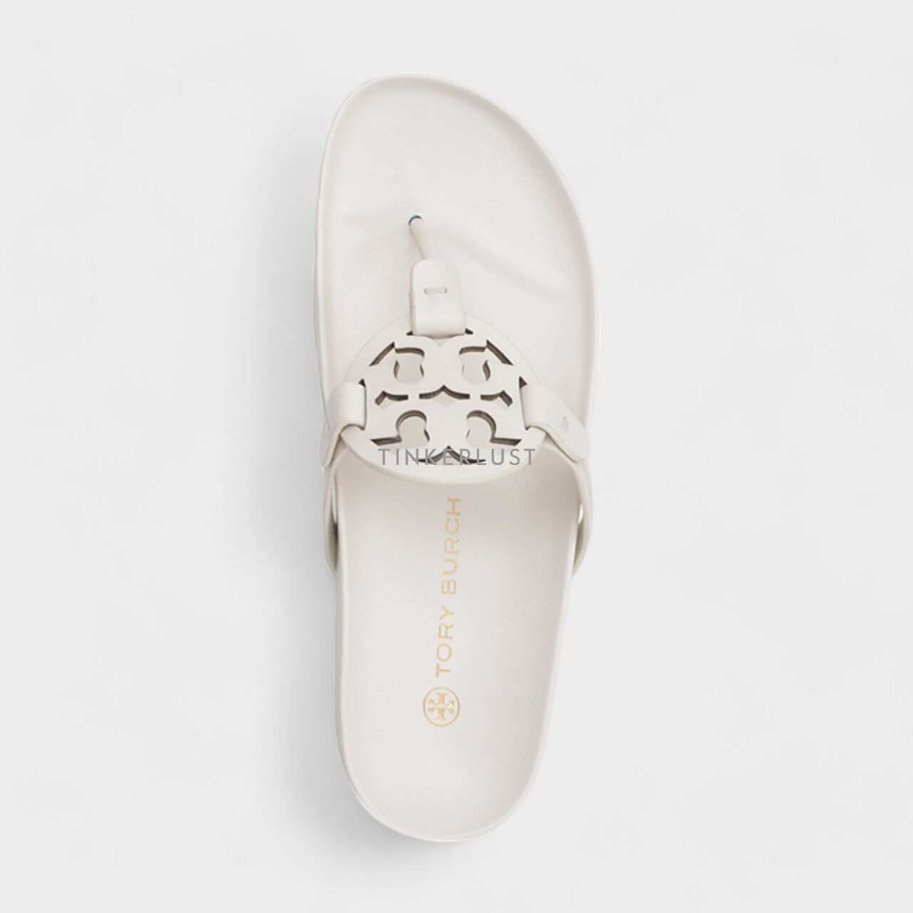 Tory Burch Women Miller Cloud Sandals in Feather White