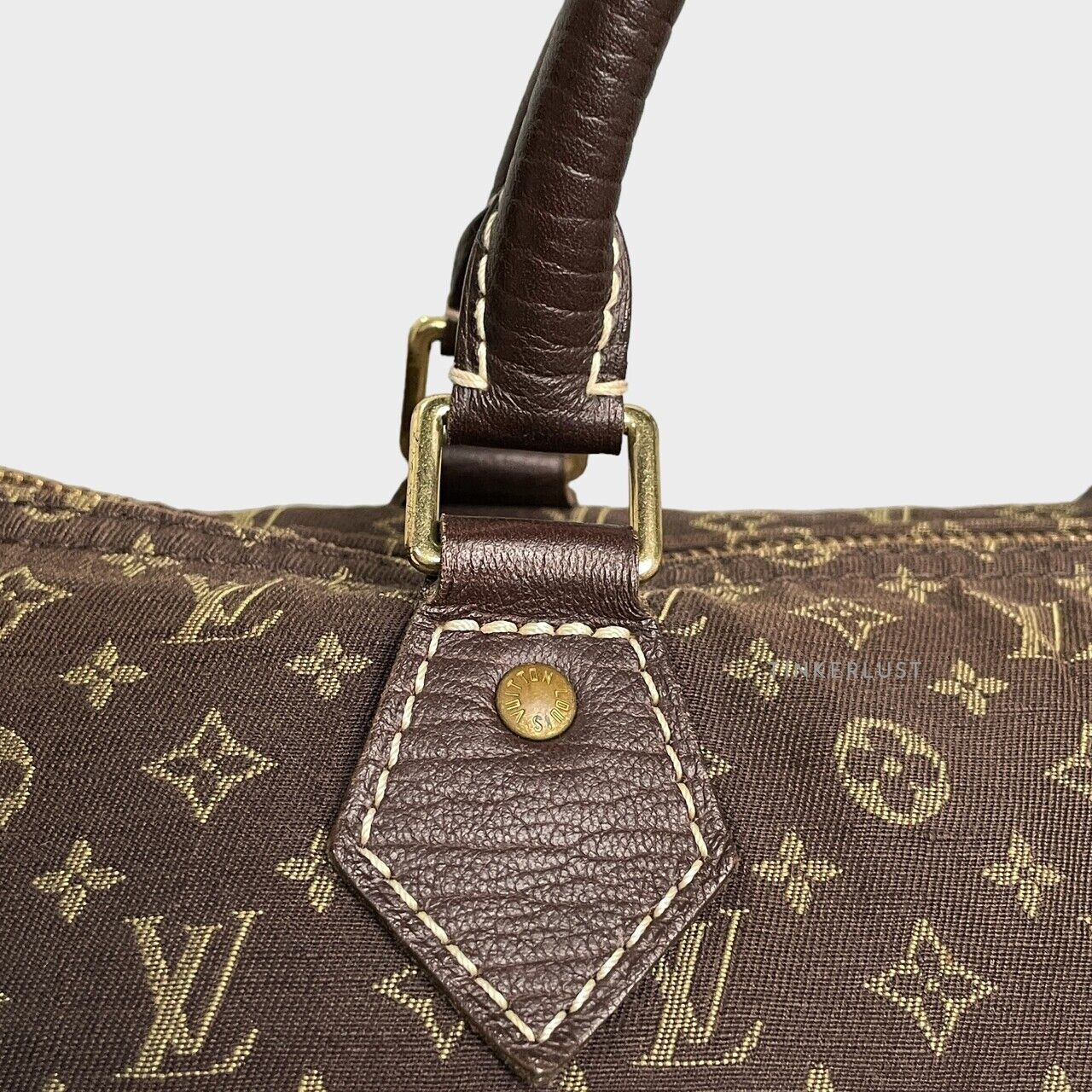 Louis Vuitton Mini Lin Speedy 30 Ebene Tote Bag