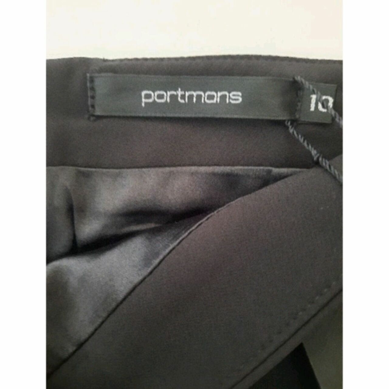 Portmans Black & Green Rok Midi