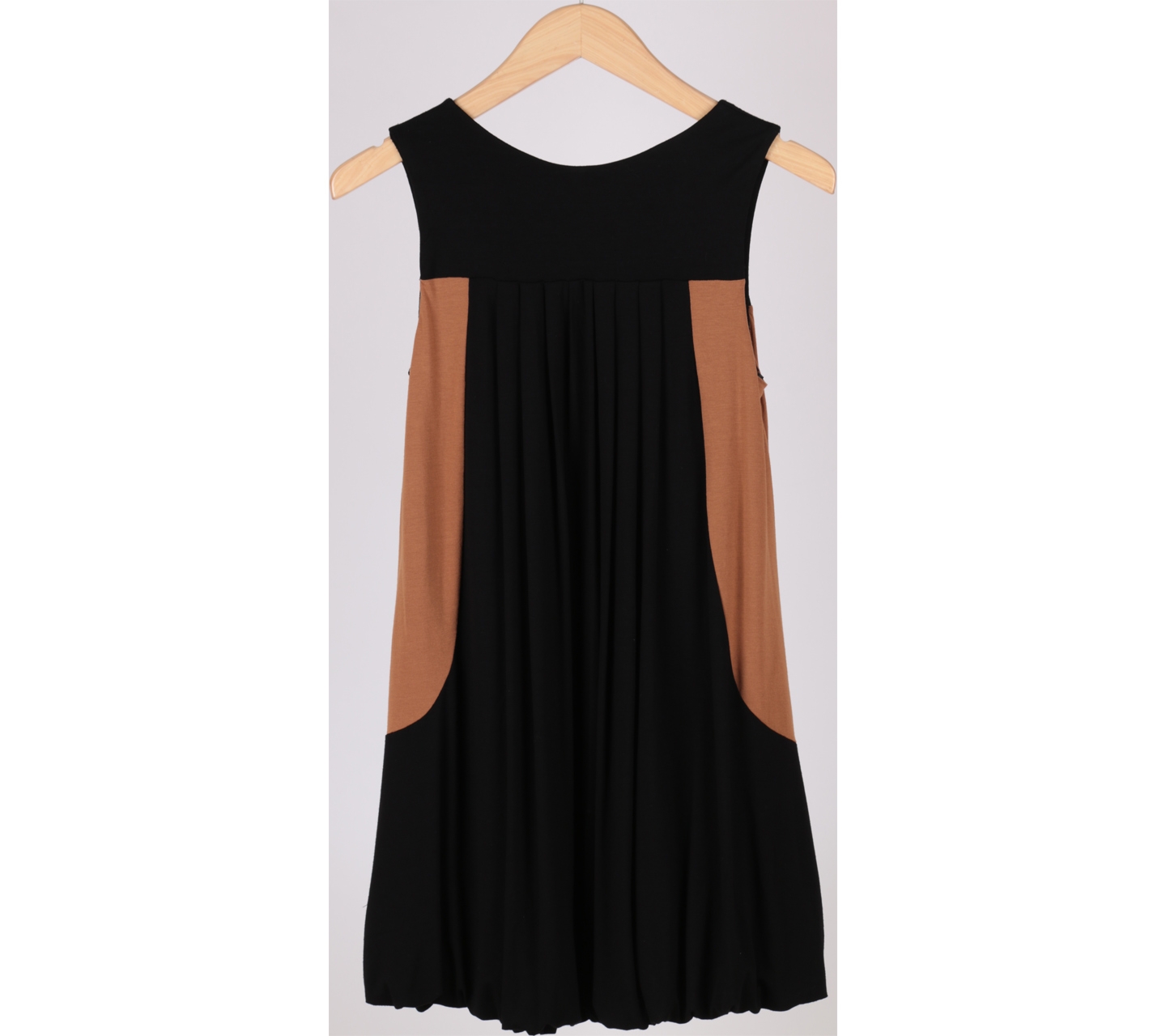 Twelve by Twelve Black And Brown Sleeveless Mini Dress