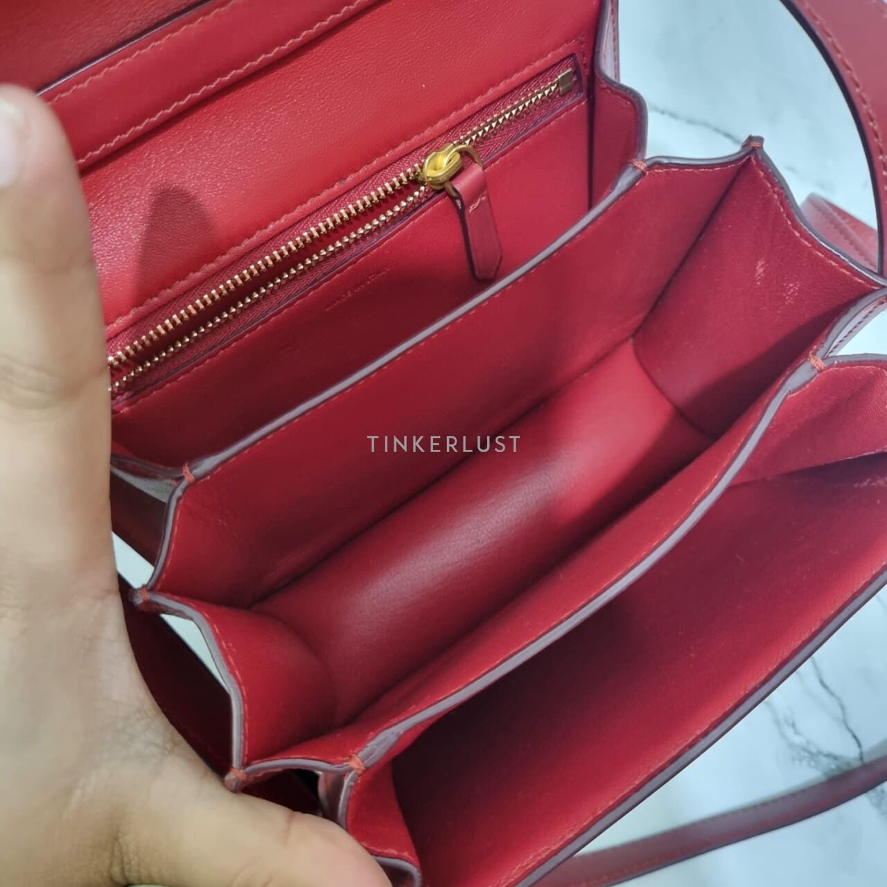 Celine Box Calfskin Small/Mini Classic Flap Bag GHW Sling Bag