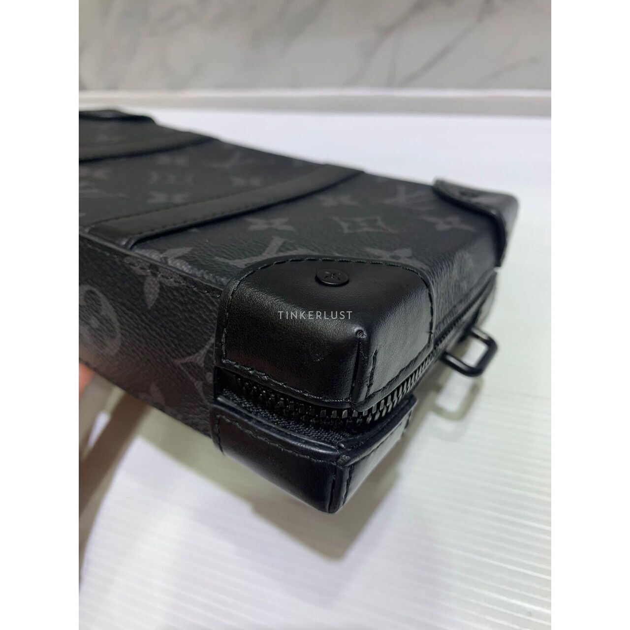 Louis Vuitton Soft Trunk Monogram Eclipse Chip 2021 Sling Bag 