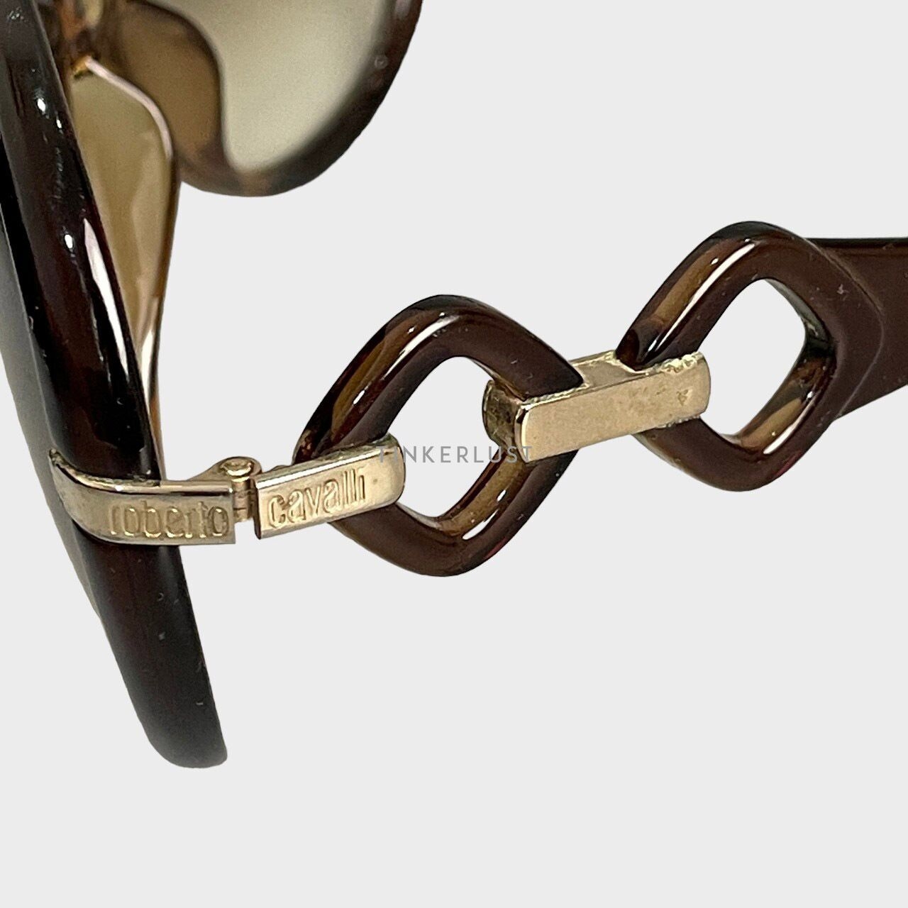 Roberto Cavalli Brown Lunette Sunglasses 