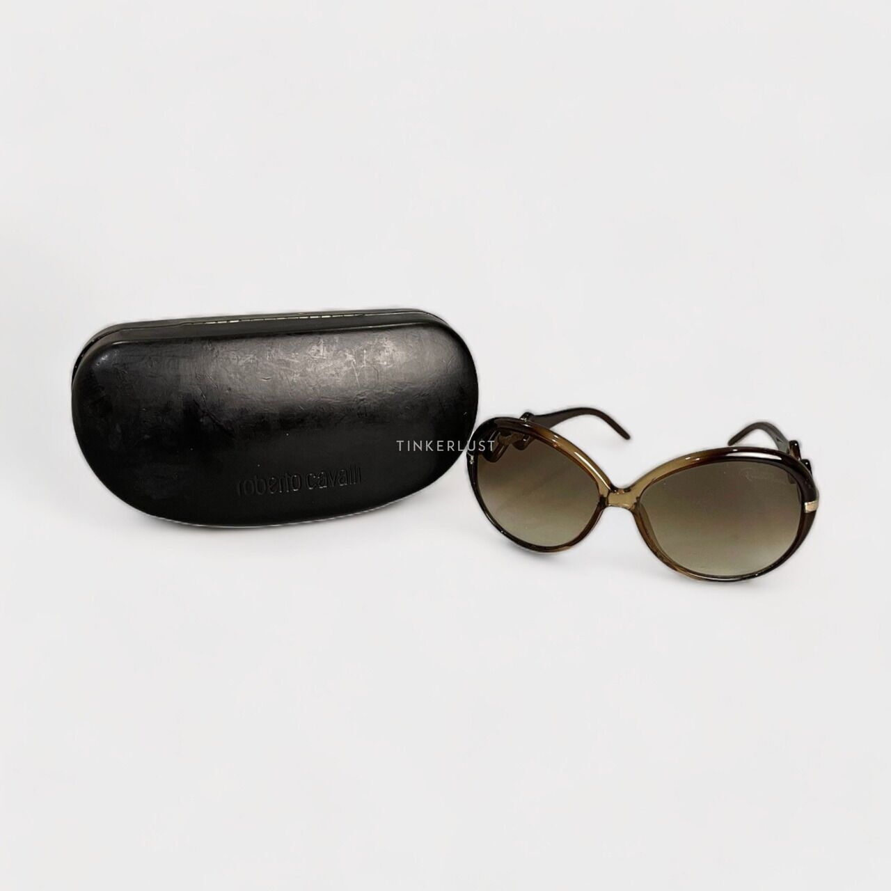 Roberto Cavalli Brown Lunette Sunglasses 