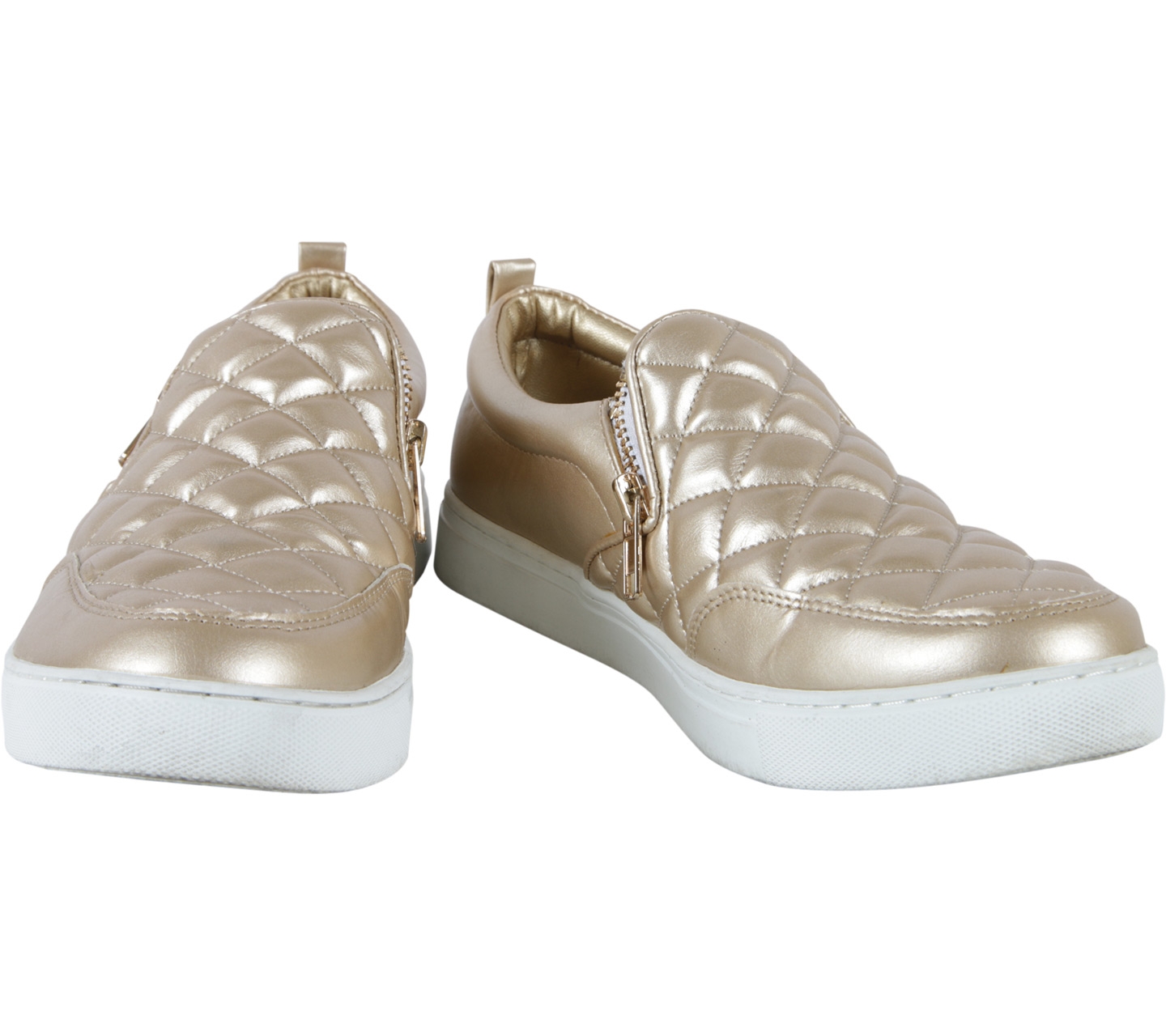 Tracce Gold Slip On Sneakers