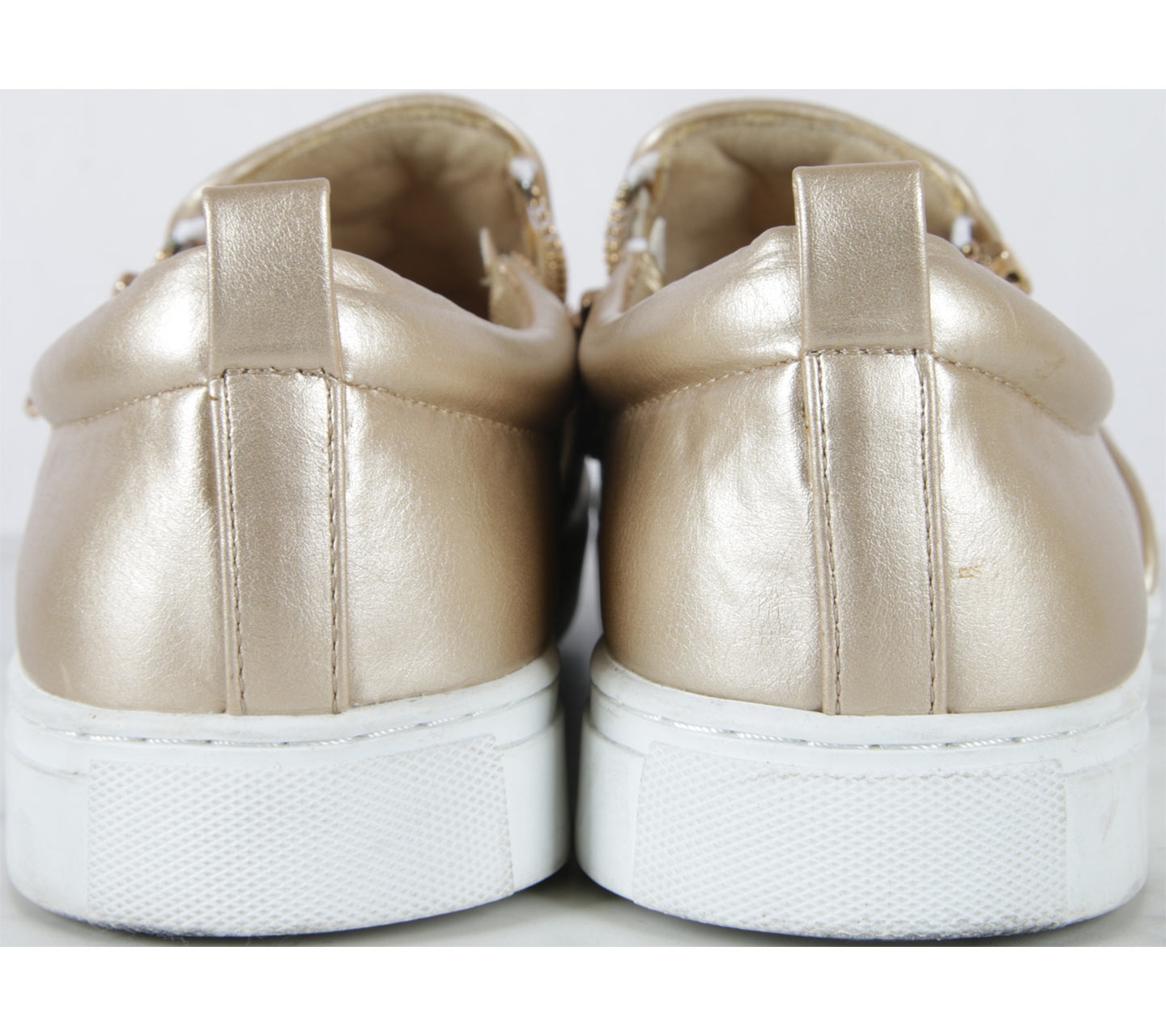 Tracce Gold Slip On Sneakers