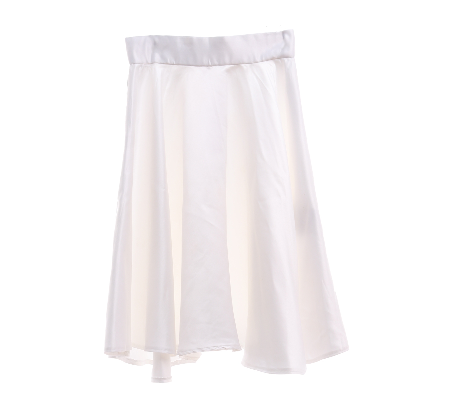 Ingrid Husodo White Midi Skirt