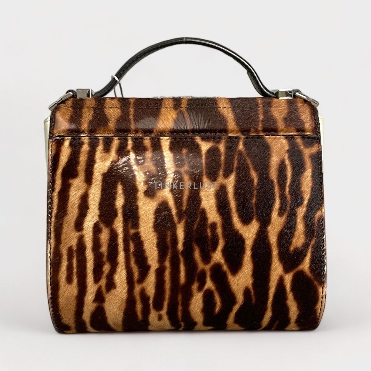 Givenchy Pandora Box Logo Strap Mini Multi Fur SHW Handbag