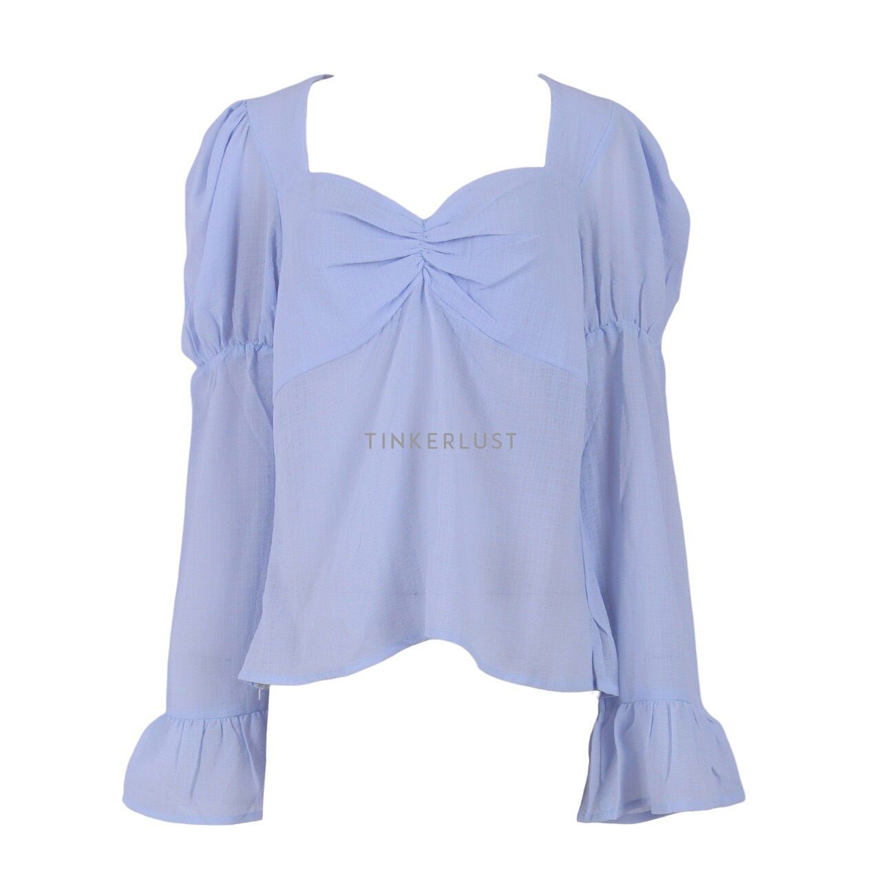With Love Blue Blouse