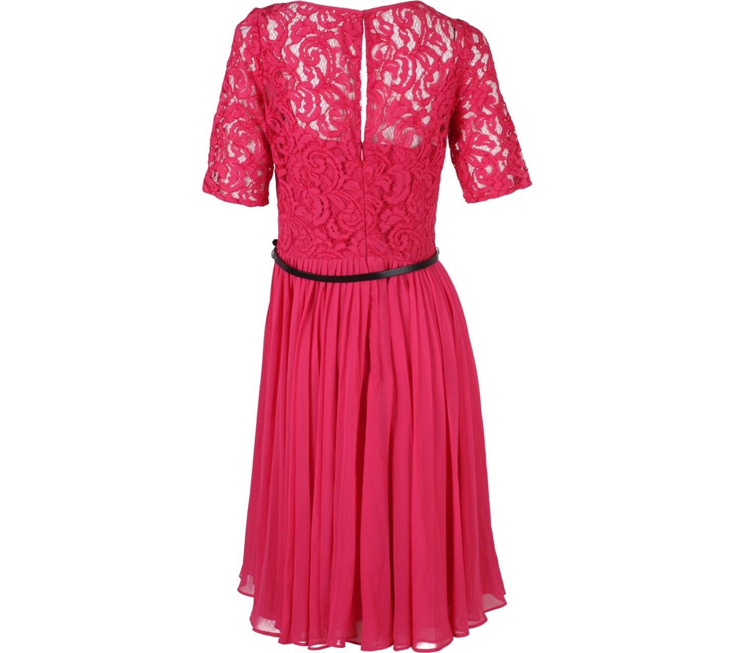 Adrianna Papell Pink Combi Lace Mini Dress