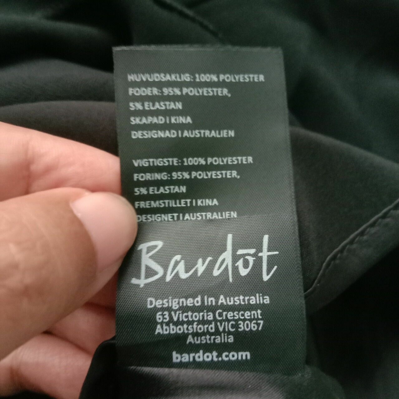 Bardot Black Mini Dress