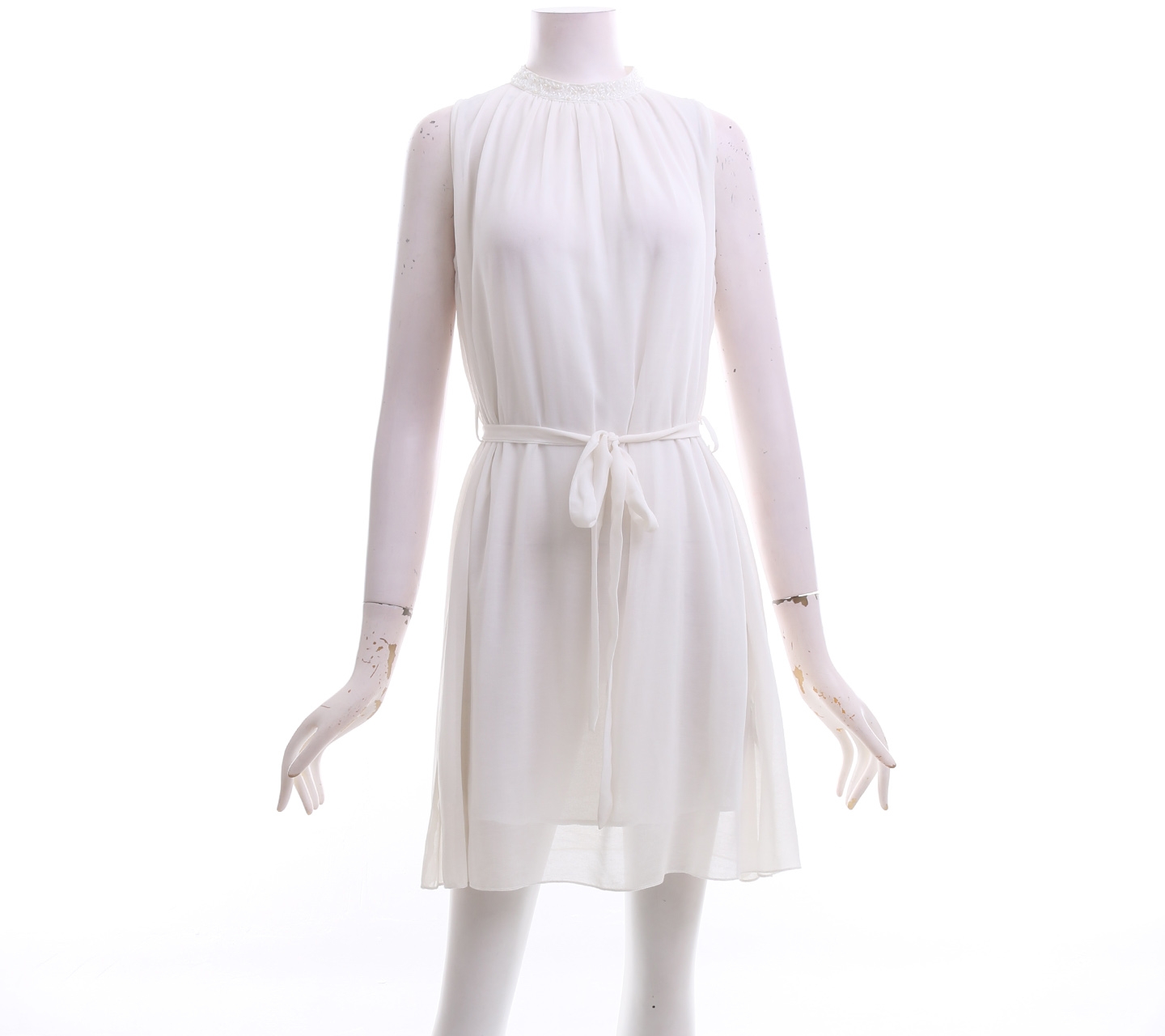 TheoryX Off White Mini Dress