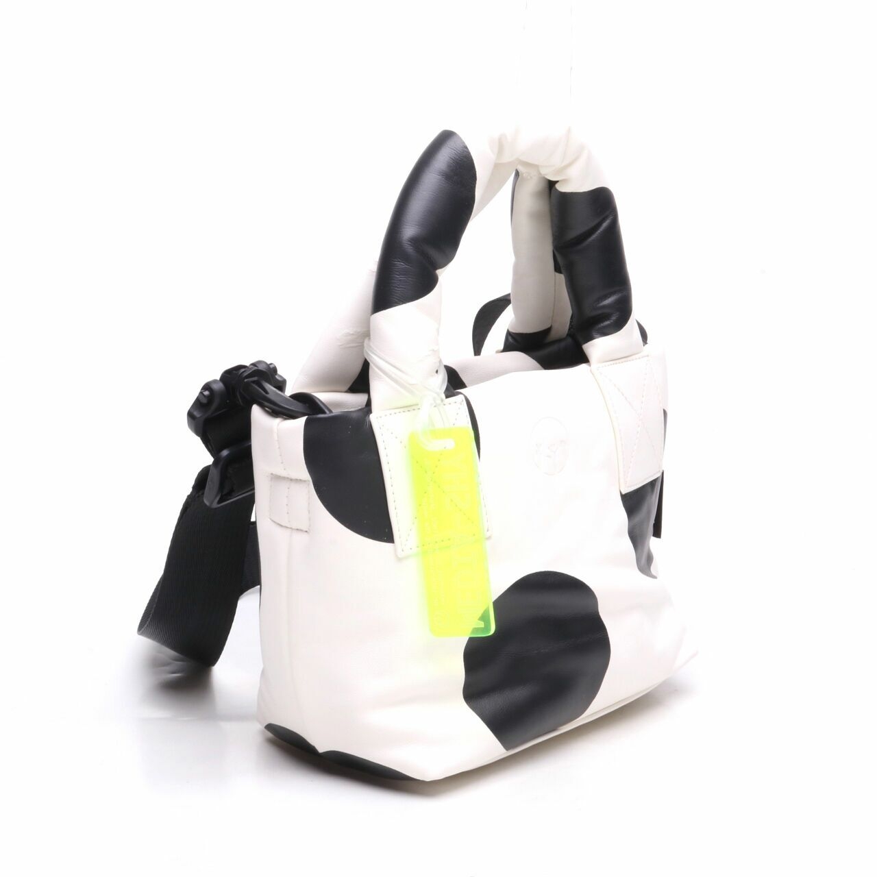 scipaprock Black & White Polkadots Satchel Pillow Bag