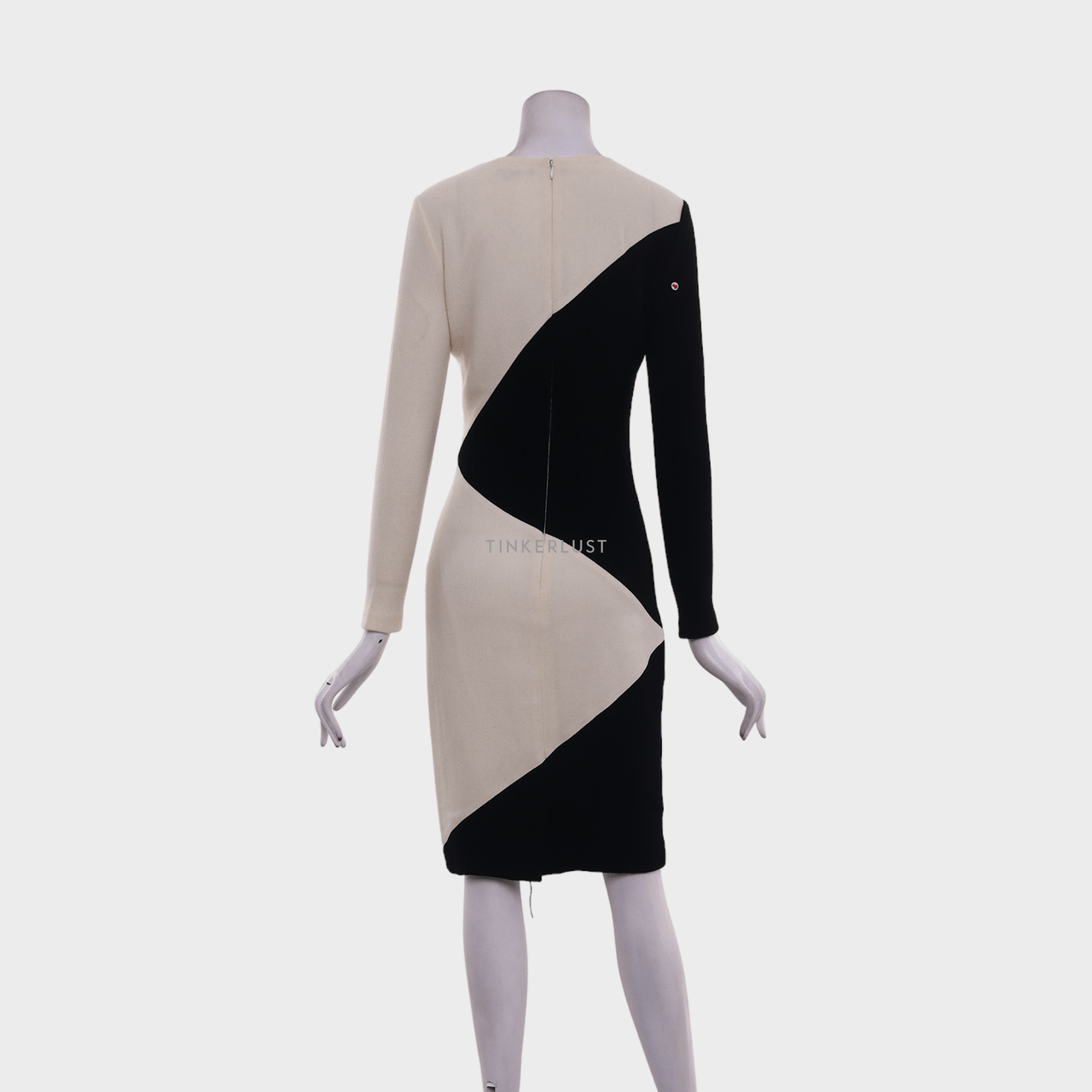 Raoul Black & Broken White Mini Dress