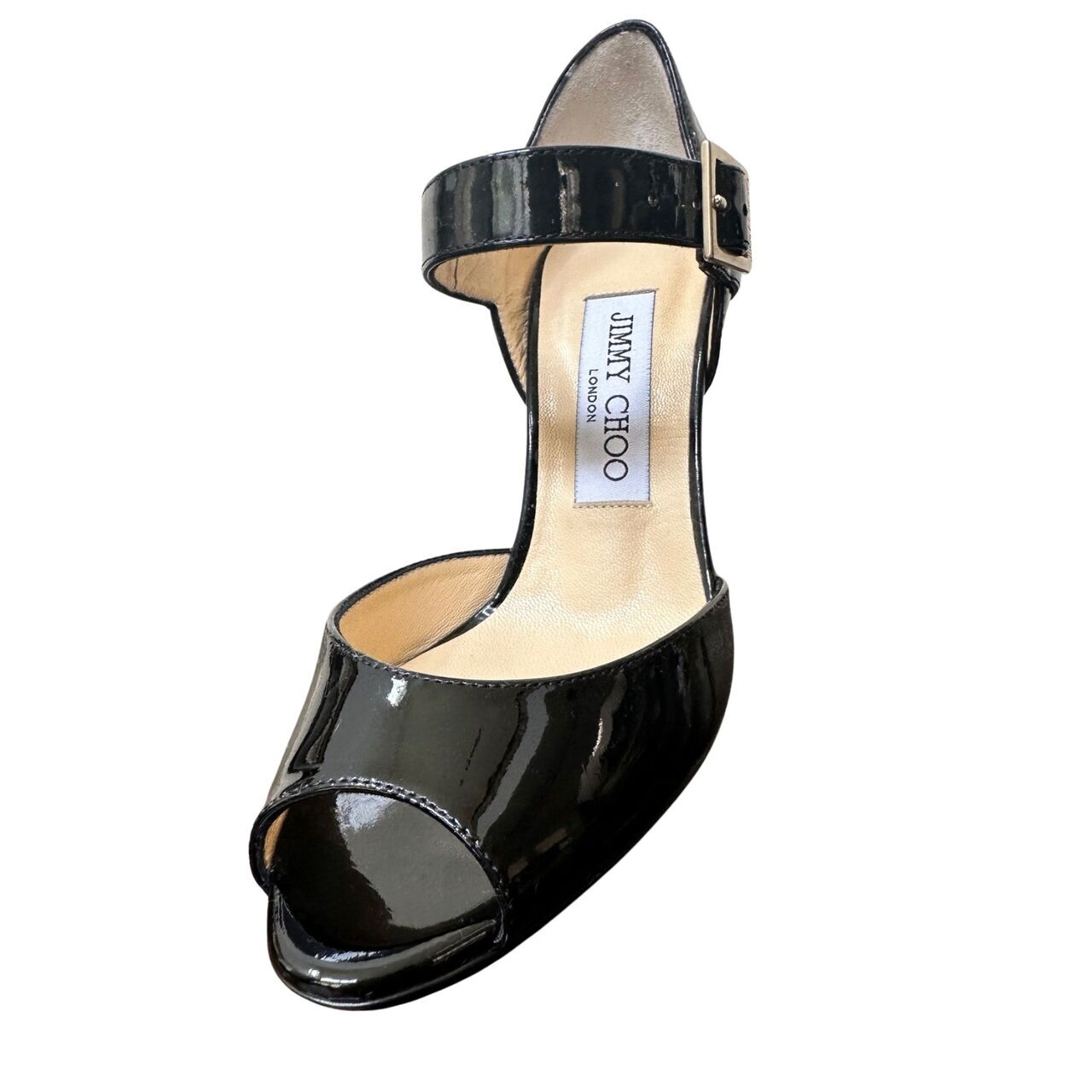 Jimmy Choo Black Patent Leather Heels