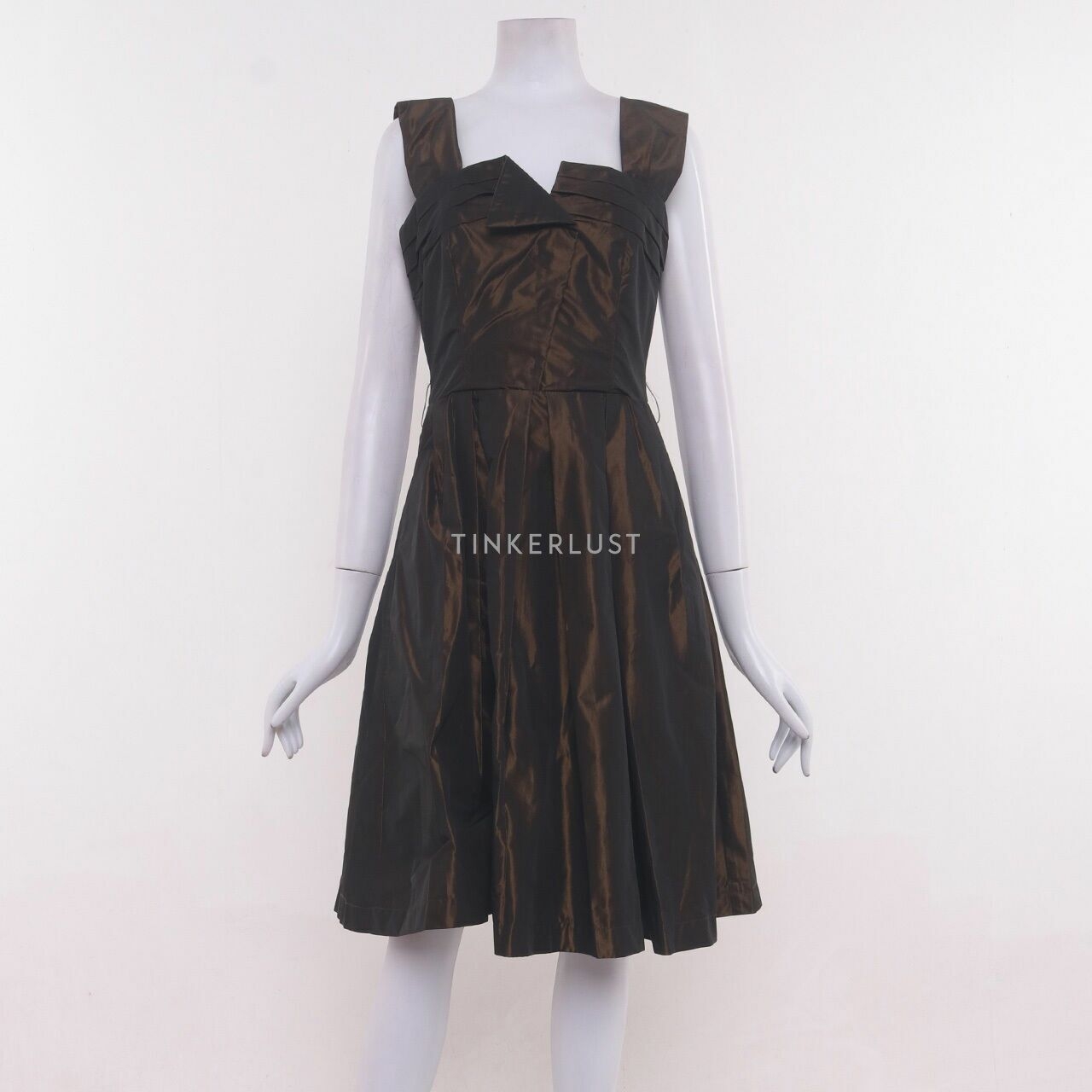 Cue Bronze Midi Dress