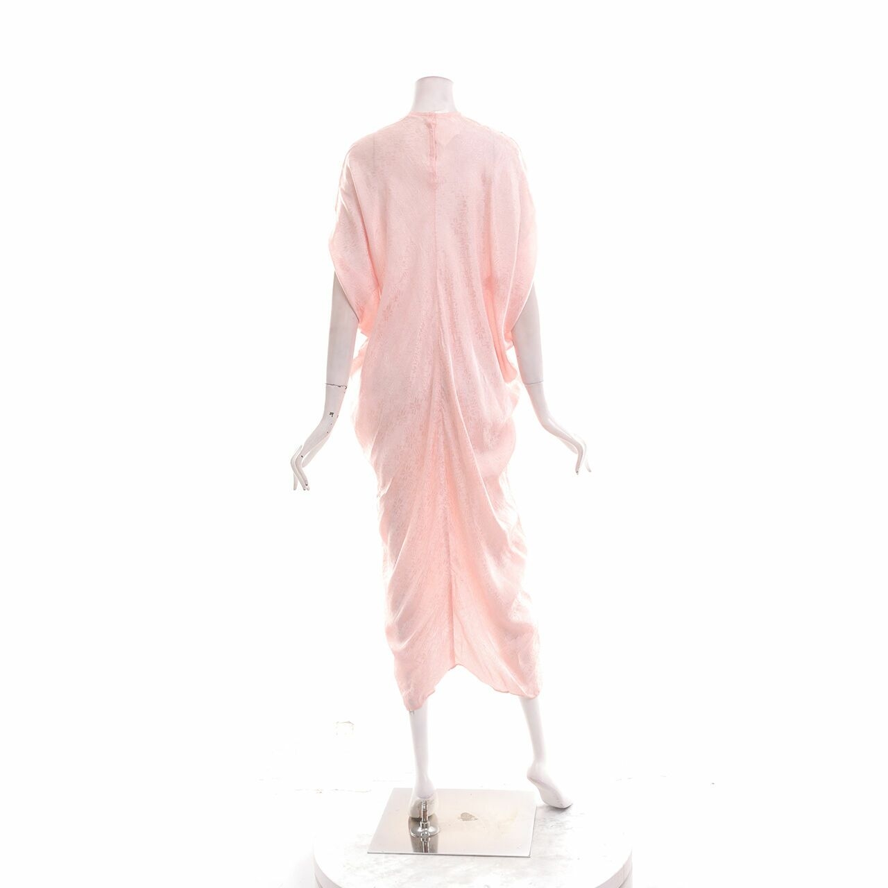 Febianihermaini Pink Kaftan Long Dress