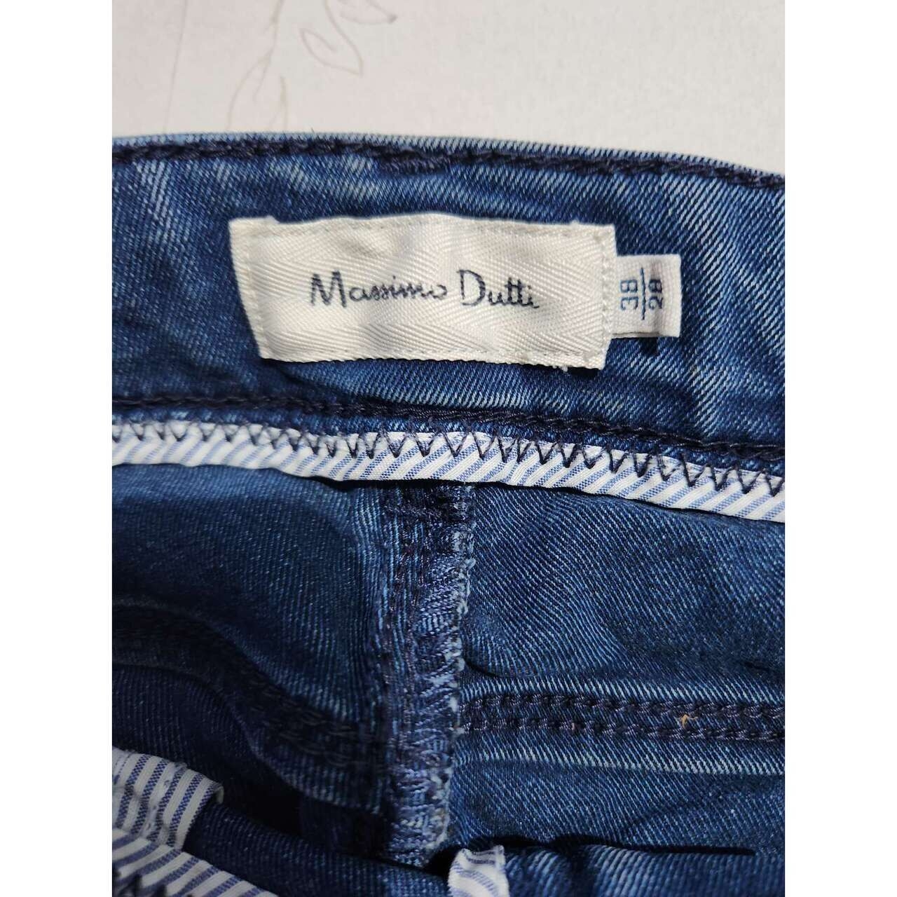 Massimo Dutti Dark Blue Long Pants