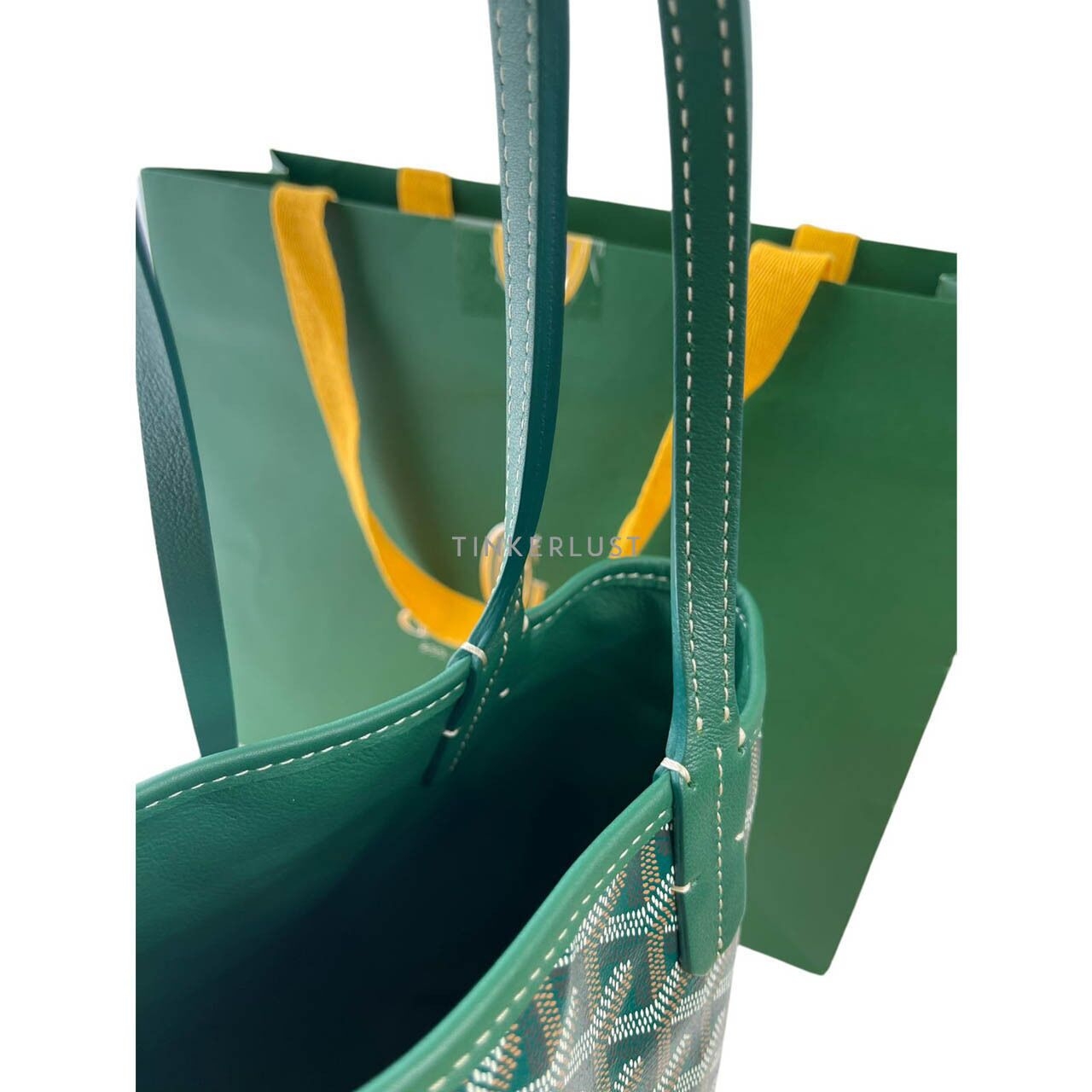 Goyard Anjou Mini Green 2024 Tote Bag
