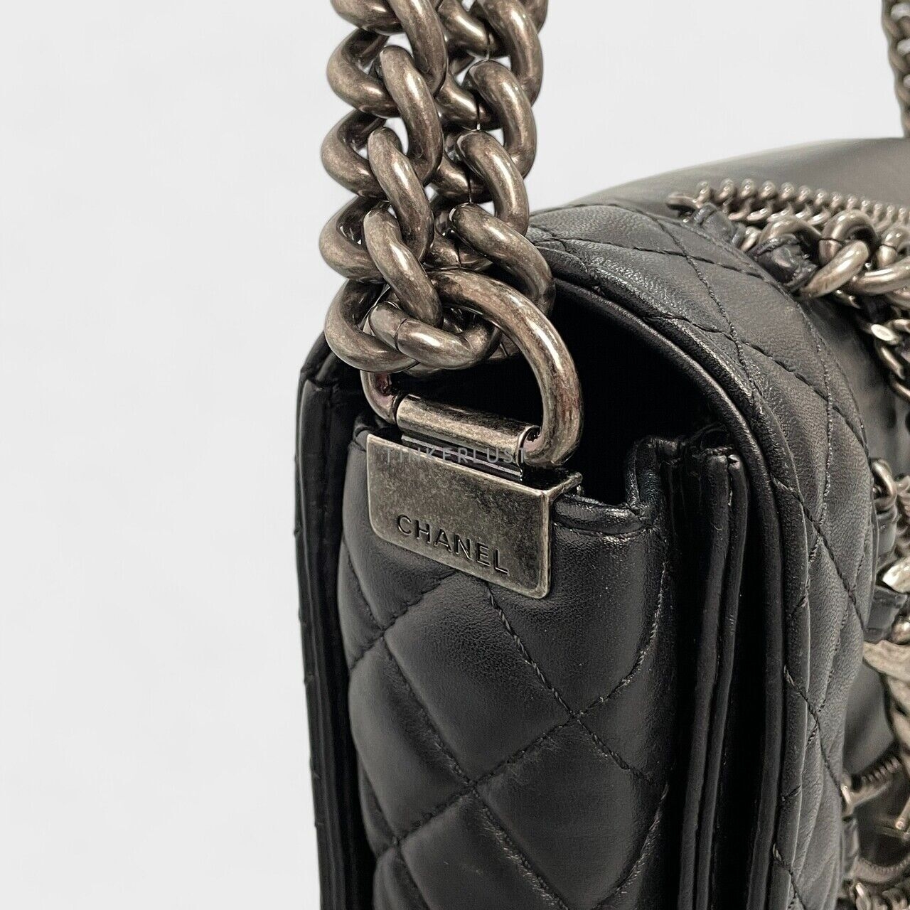 Chanel Enchained Boy Medium Flap RHW #18 Shoulder Bag