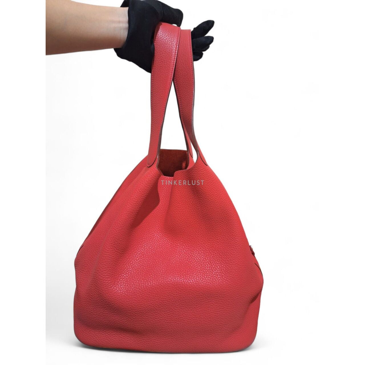 Hermes Picotin 31 Red PHW #M Handbag