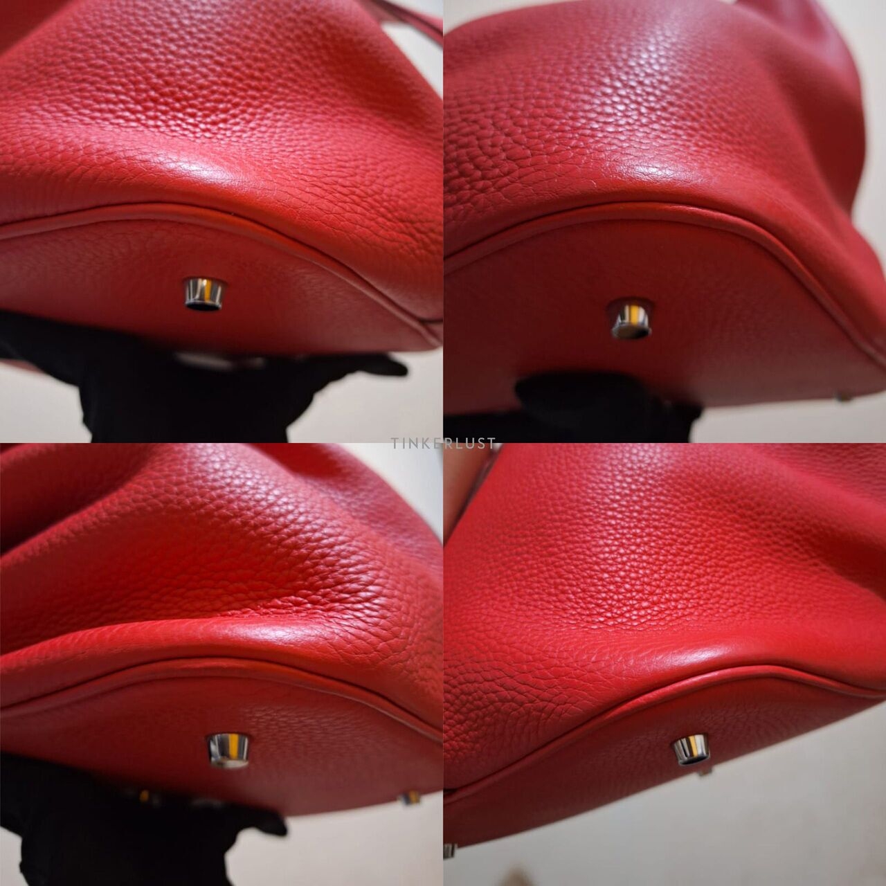 Hermes Picotin 31 Red PHW #M Handbag