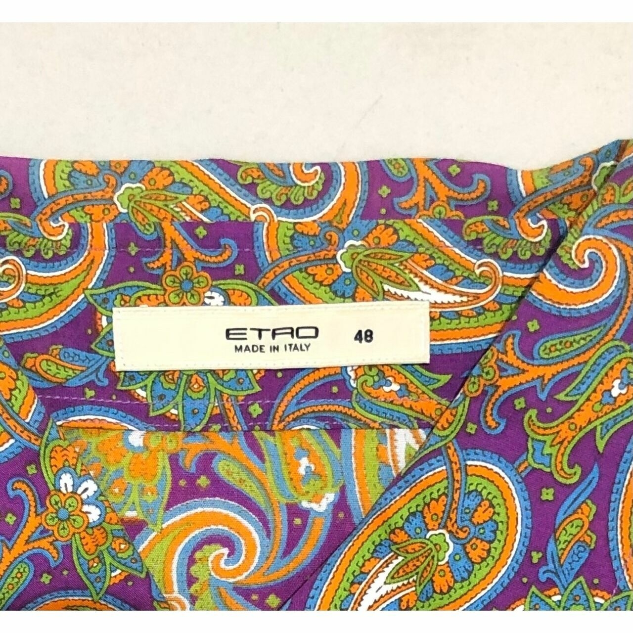 Etro Purple & Multi Pattern Shirt