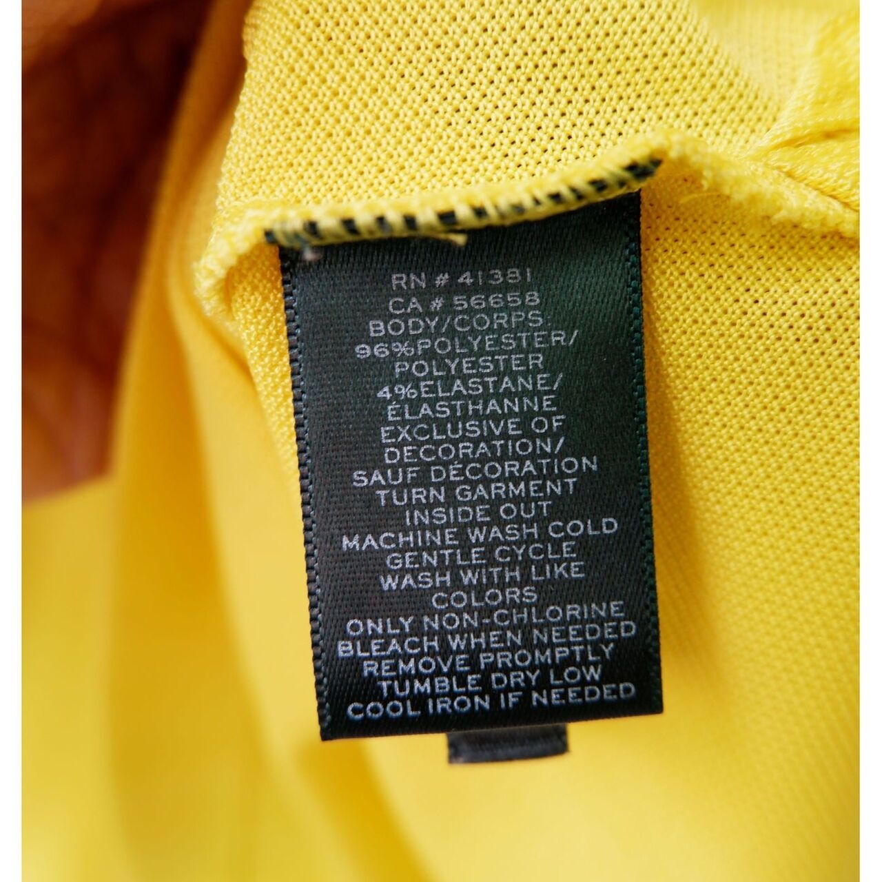 Ralph Lauren Light Yellow Organic Kaos