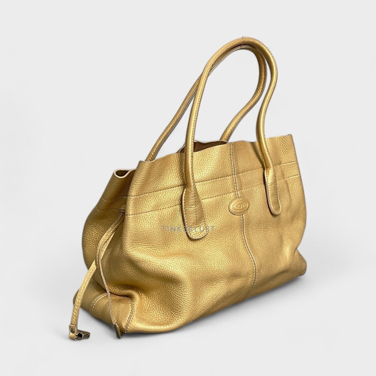 Tod's Gold Tote Bag