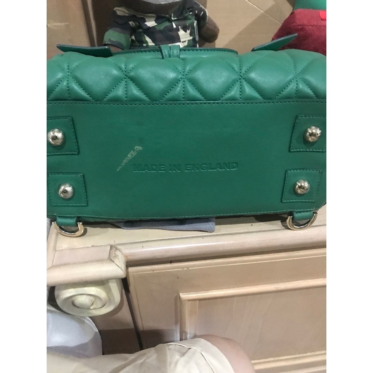 Mulberry Quilted Cara Delevigne Green Nappa GHW Handbag