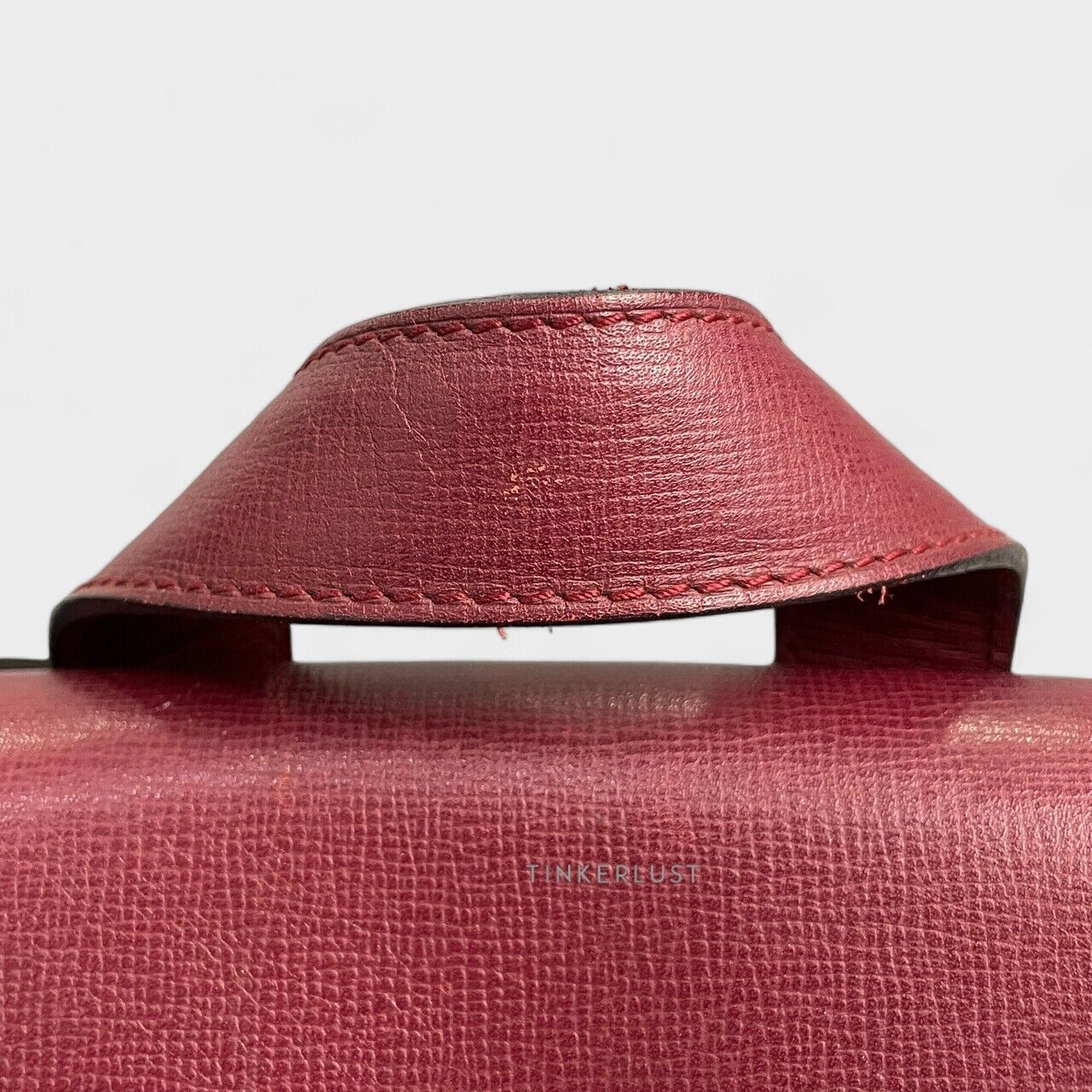 Cartier Vintage Must Line Bordeaux Leather Backpack