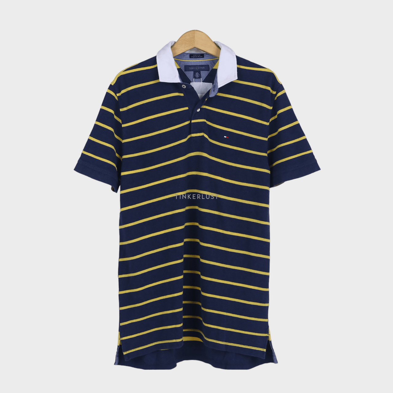 Tommy Hilfiger Blue & Yellow Striped Shirt
