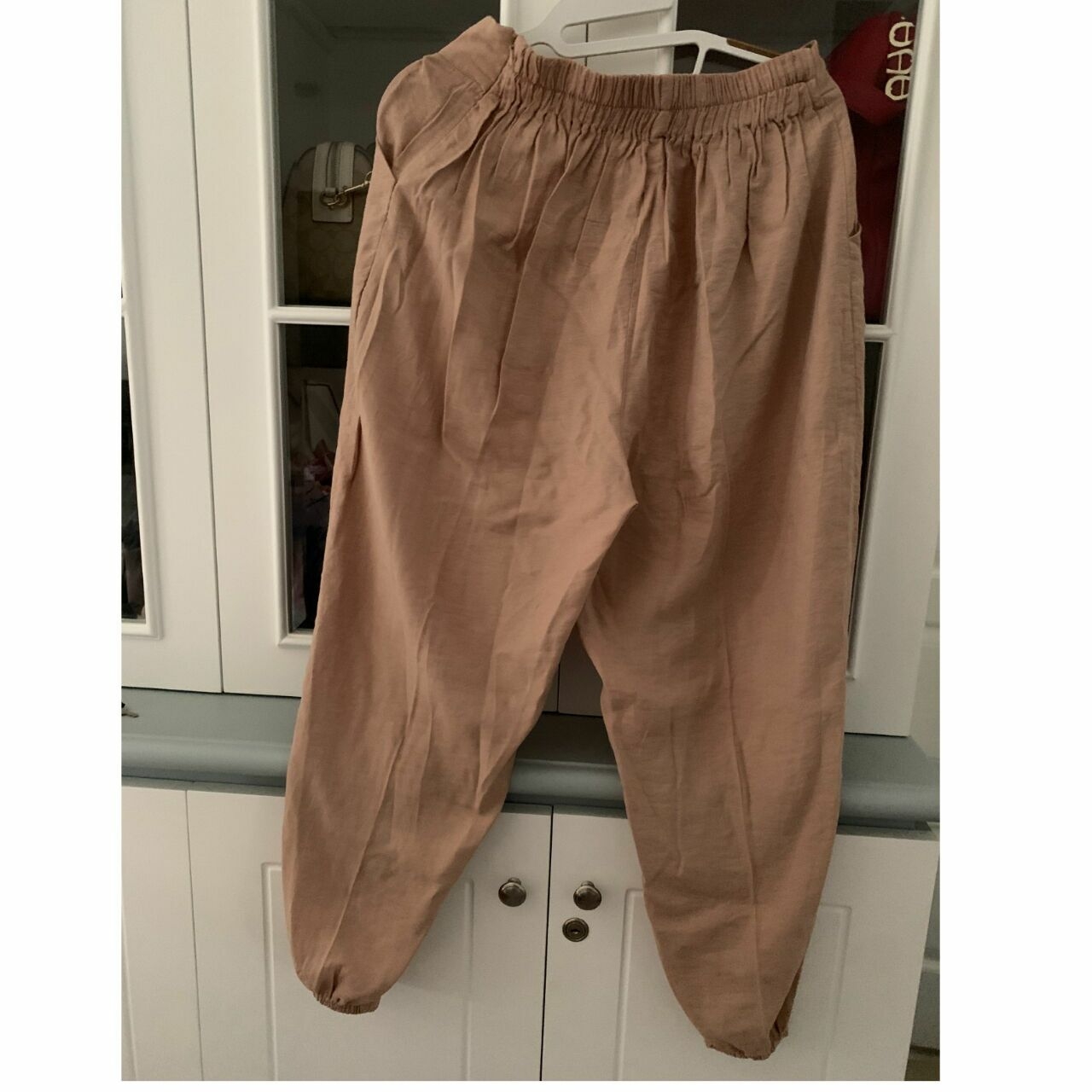 Chic Simple Nude Long Pants
