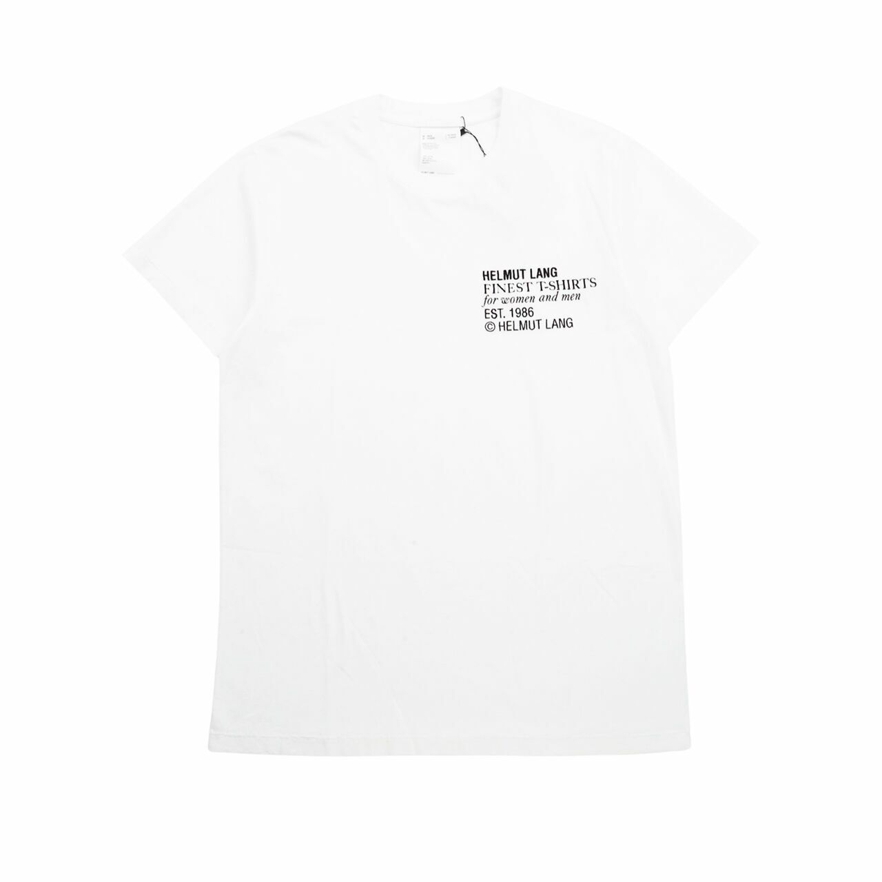 Helmut Lang Chalk White Finest Standard T-Shirt