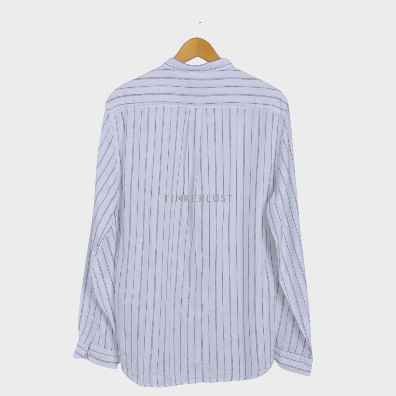 Zara White Stripes Long Sleeve Shirt