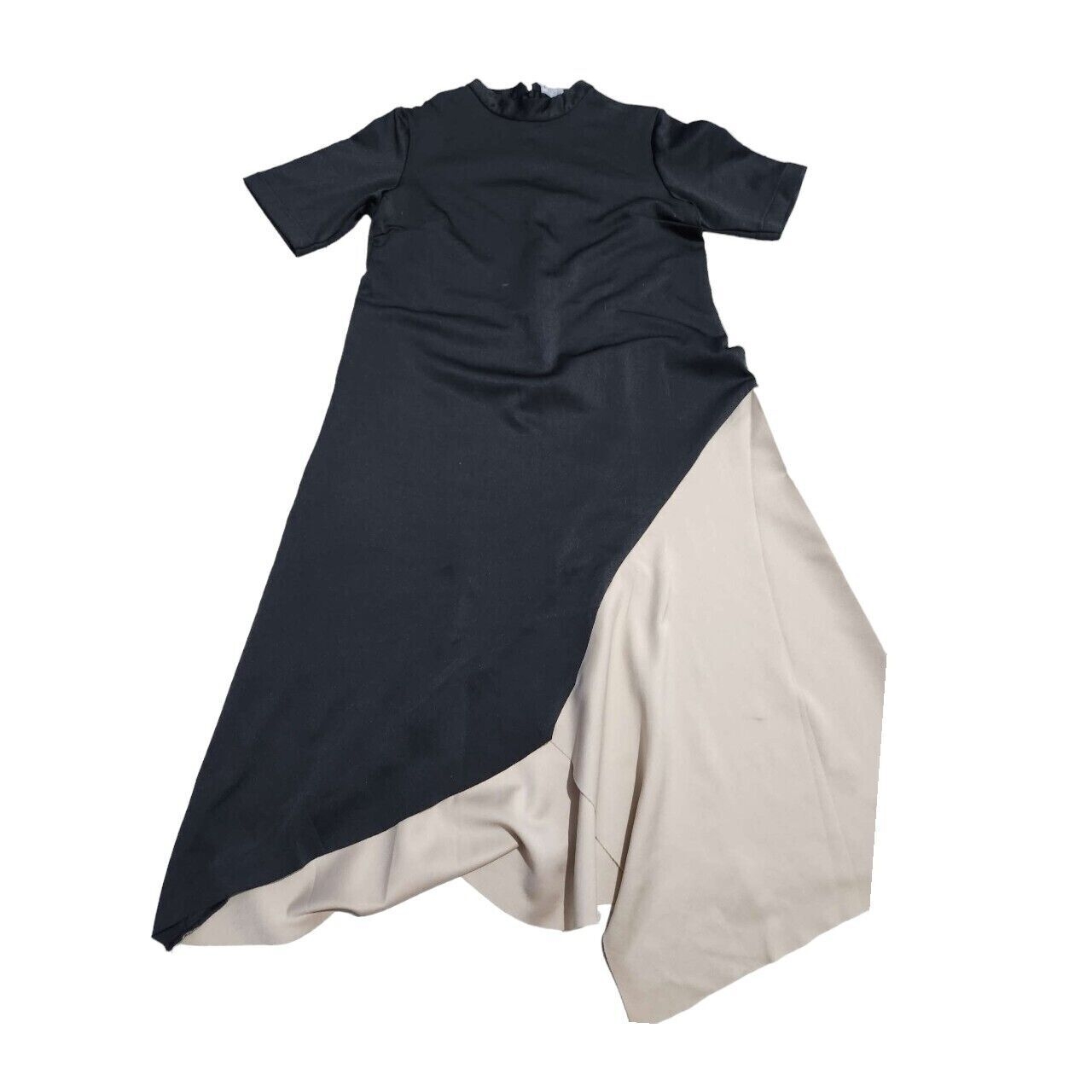 Posh The Label Black Beige Midi Dress