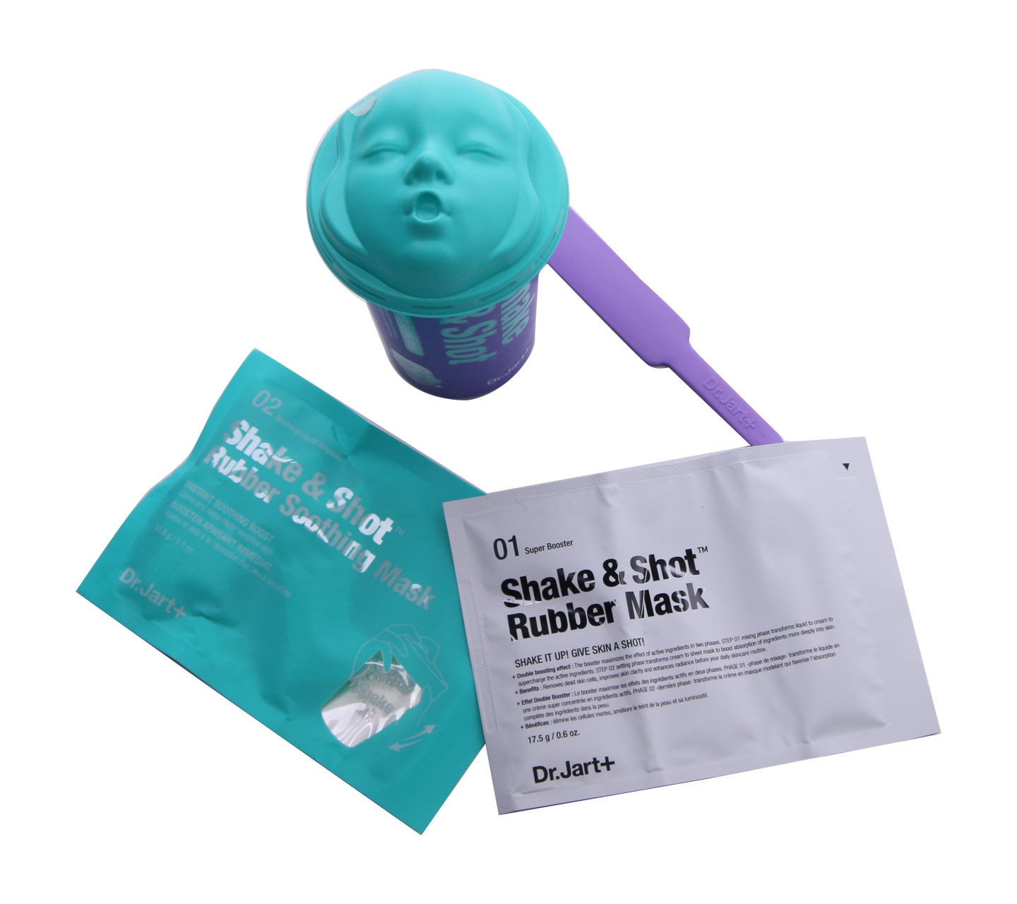 Dr.jart+ Shake & Shot Rubber Soothing Mask Faces