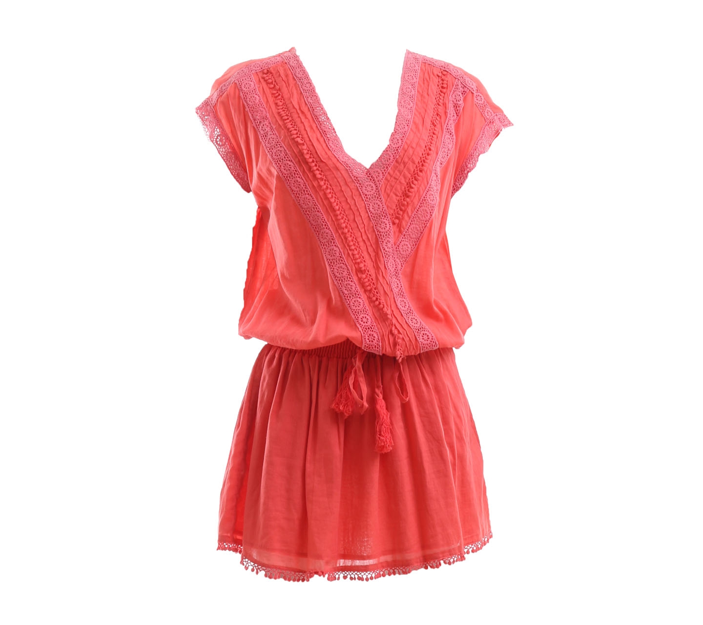 Suite Blanco Pink Coral Mini Dress