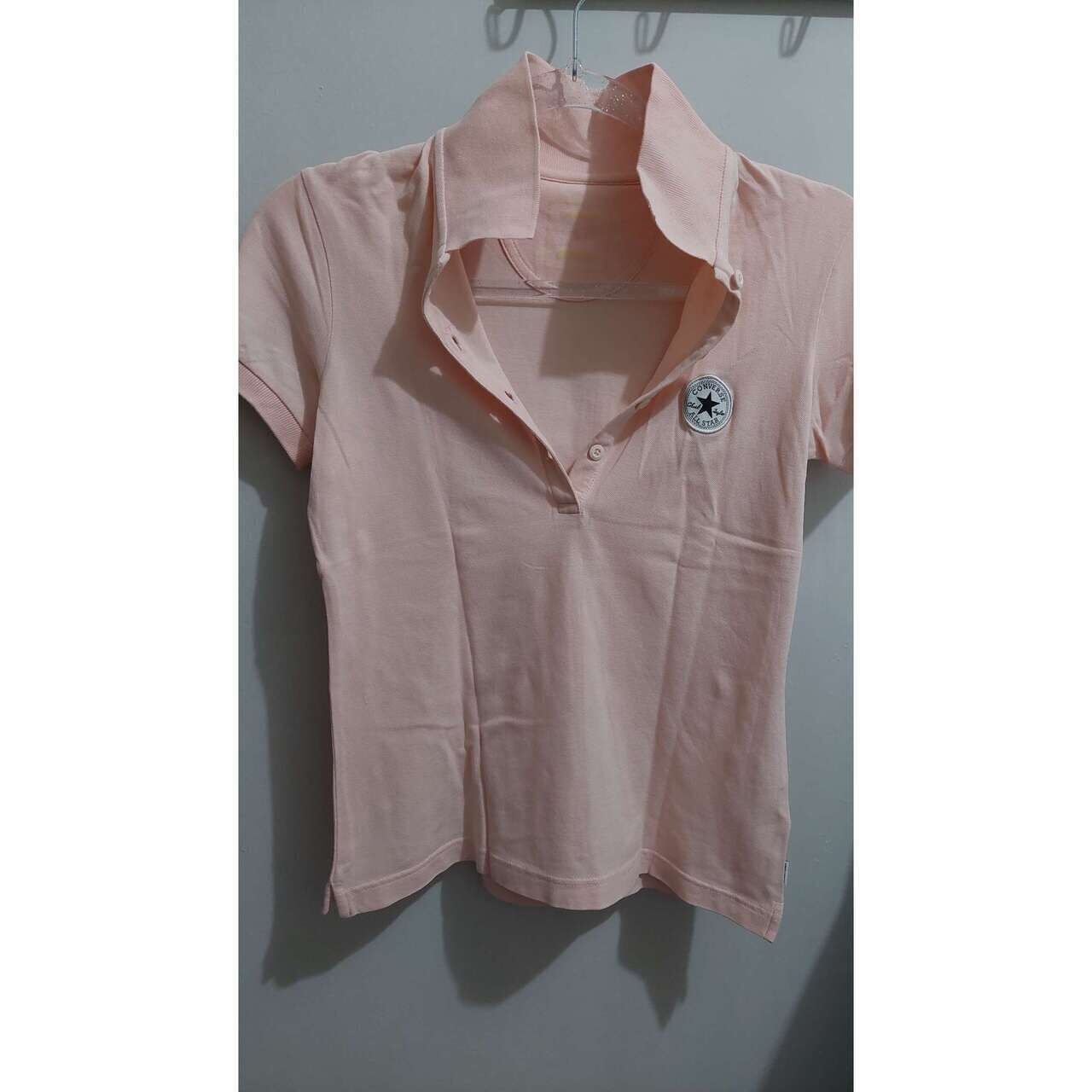 Converse Soft Pink Polo T-Shirt