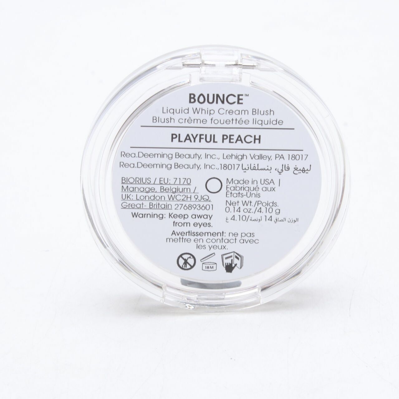 Beauty Blender Bounce Blush Liquid Whip Cream Blush - Playful Peach Faces