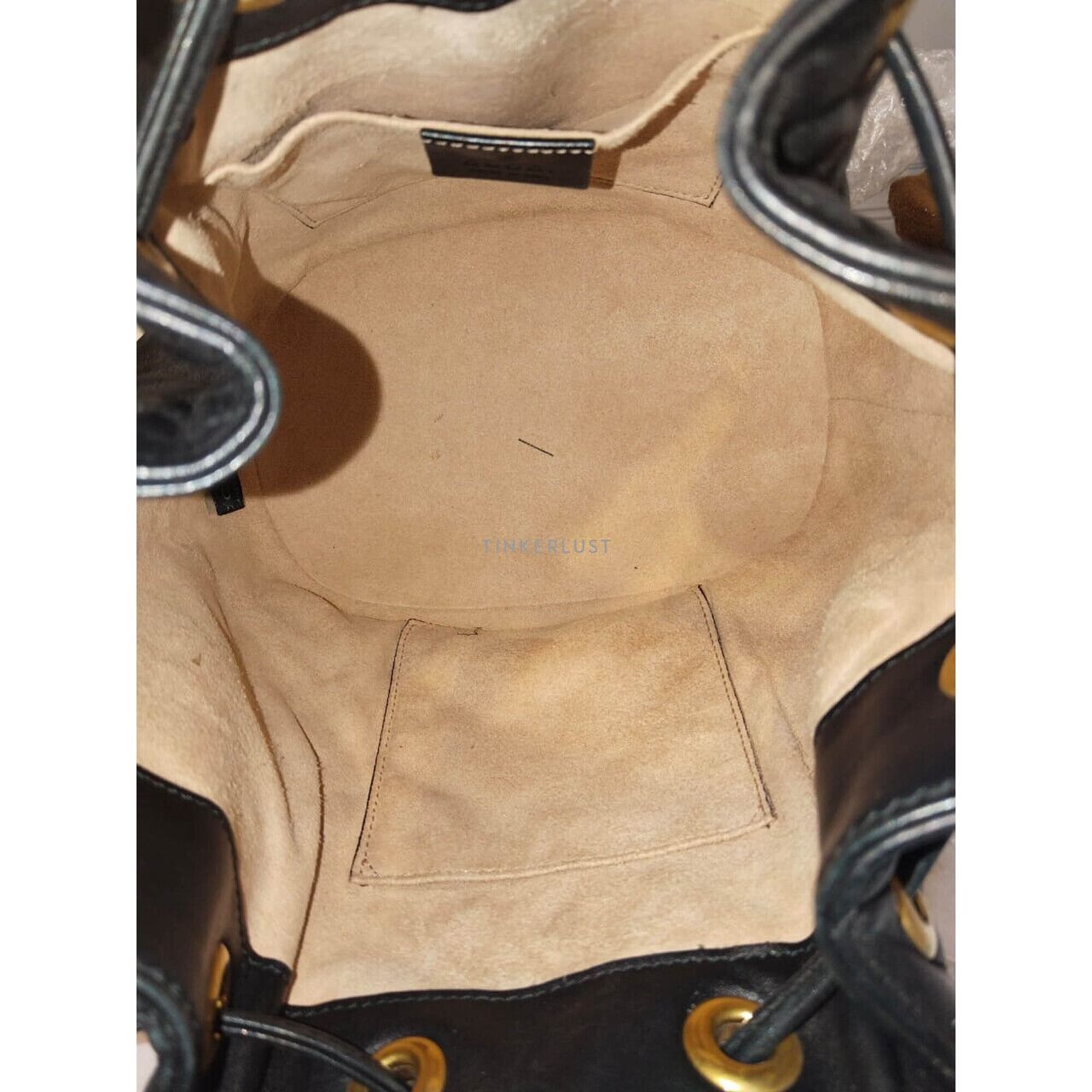 Gucci Bucket Marmont Black GHW Shoulder Bag