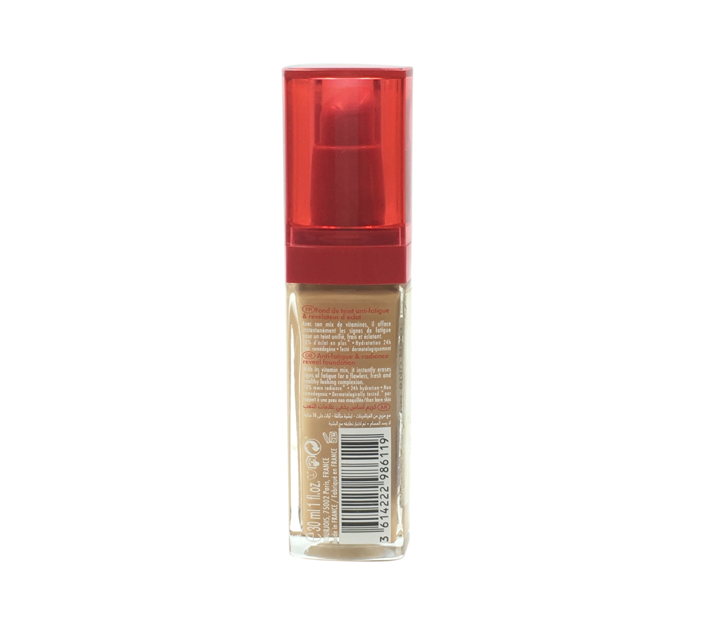 Bourjois healthy mix anti-fatigue foundation up to 16 hours
